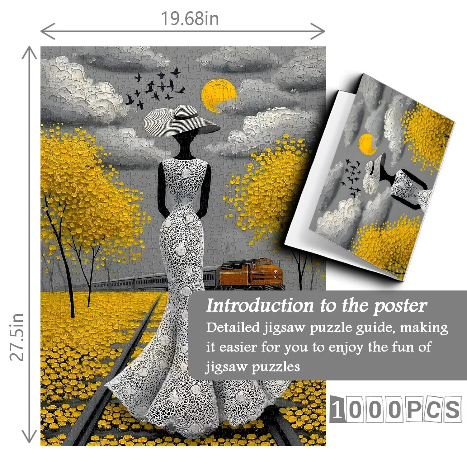 Trajectoire élégante Puzzle de puzzle 1000 pièces