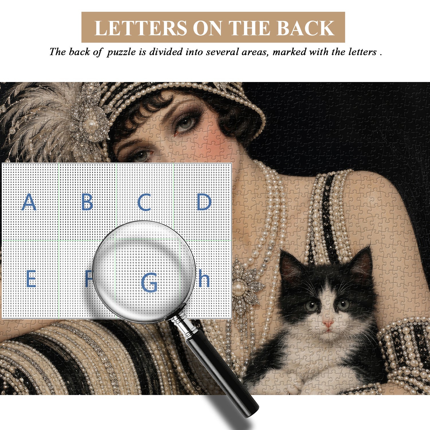 Pearl Flapper Jigsaw Puzzle 1000 Pieces