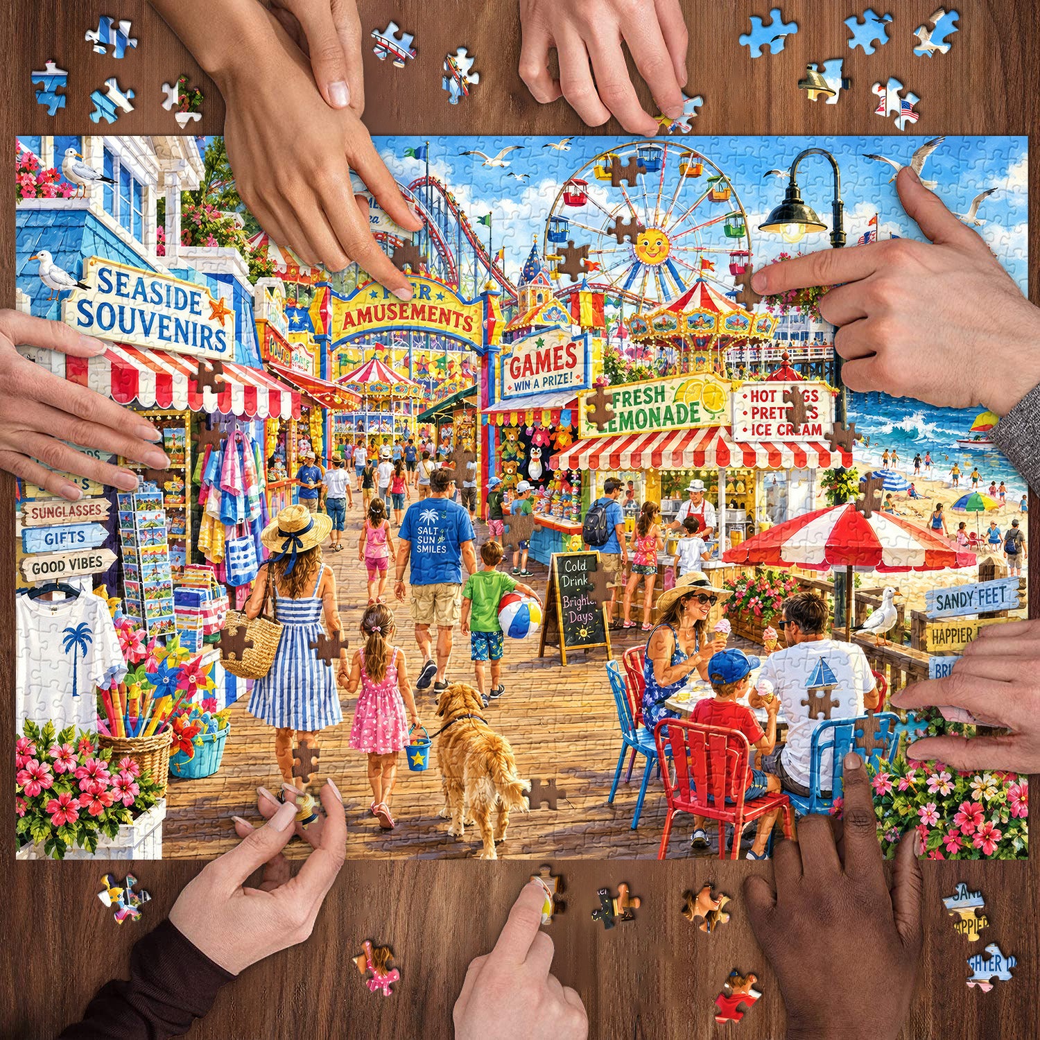 Coastal Good Times Jigsaw Puzzle 1000 Pieces