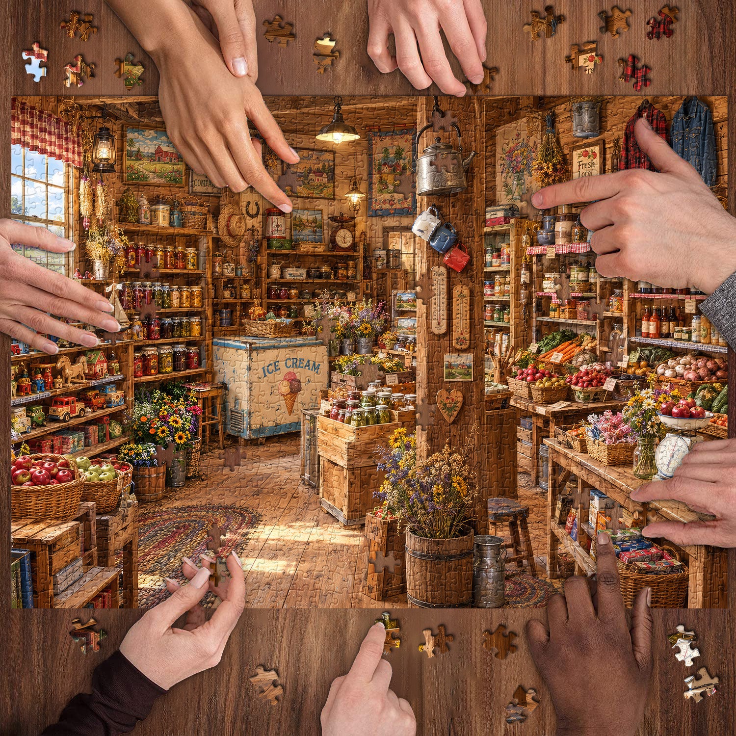 Vintage General Store Jigsaw Puzzle 1000 Pieces