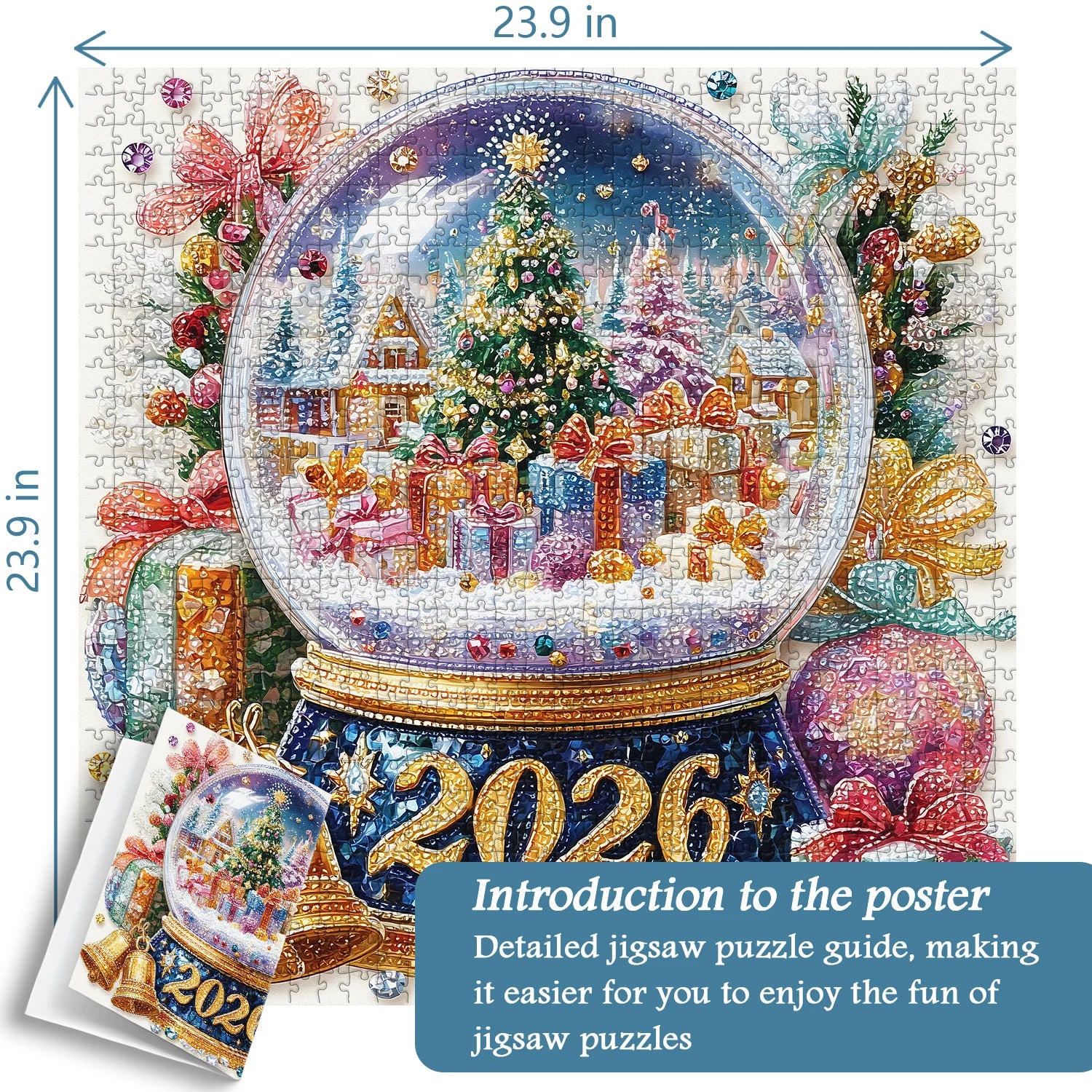 Kristall Weihnachten 2026 Puzzle 1000 Stück