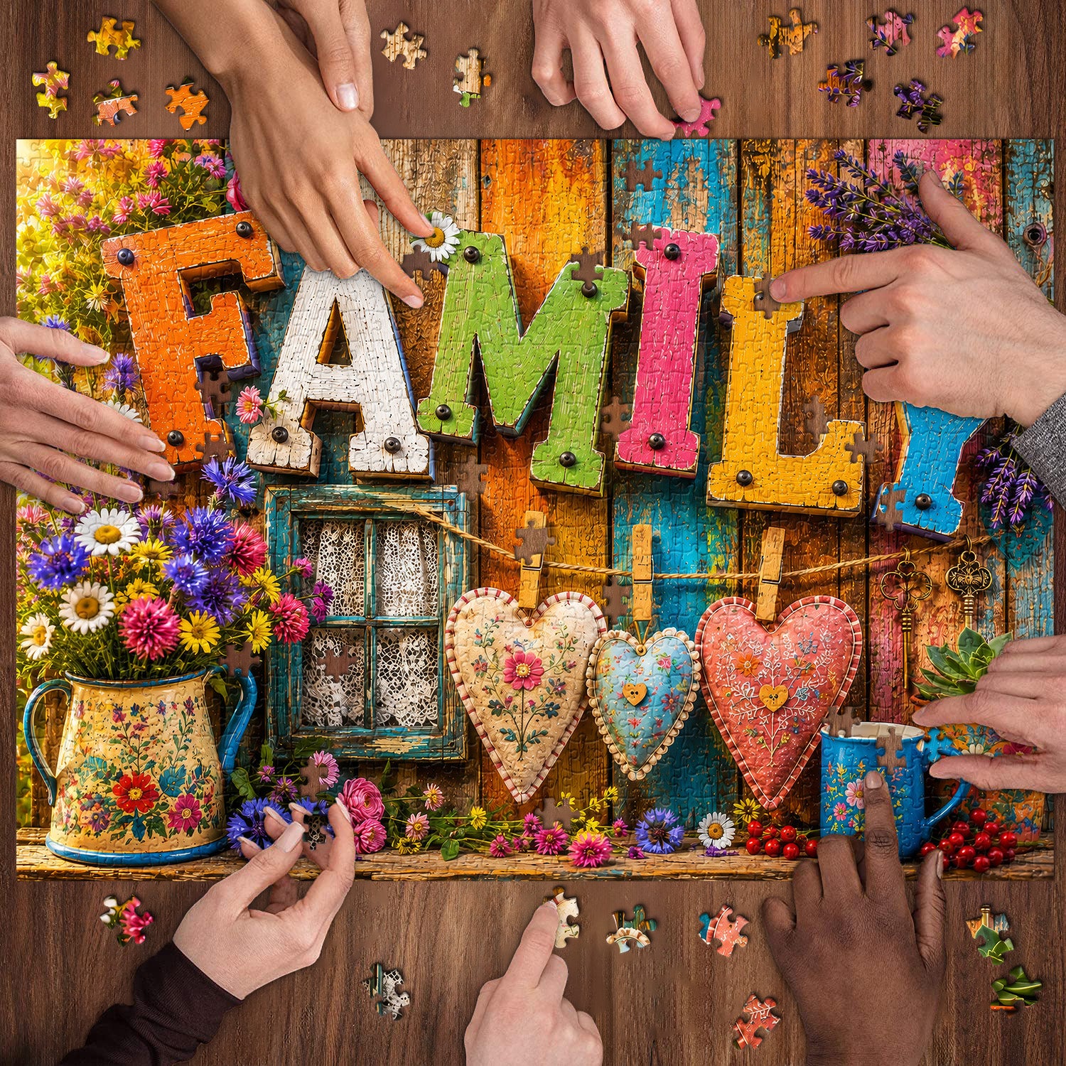 Family Jigsaw Puzzle 1000 Pieces