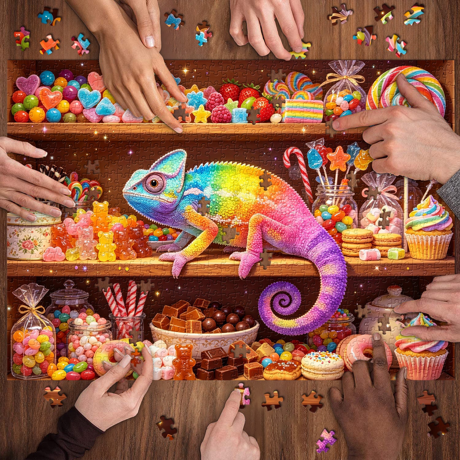 Candy Chameleon Jigsaw Puzzle 1000 Pieces