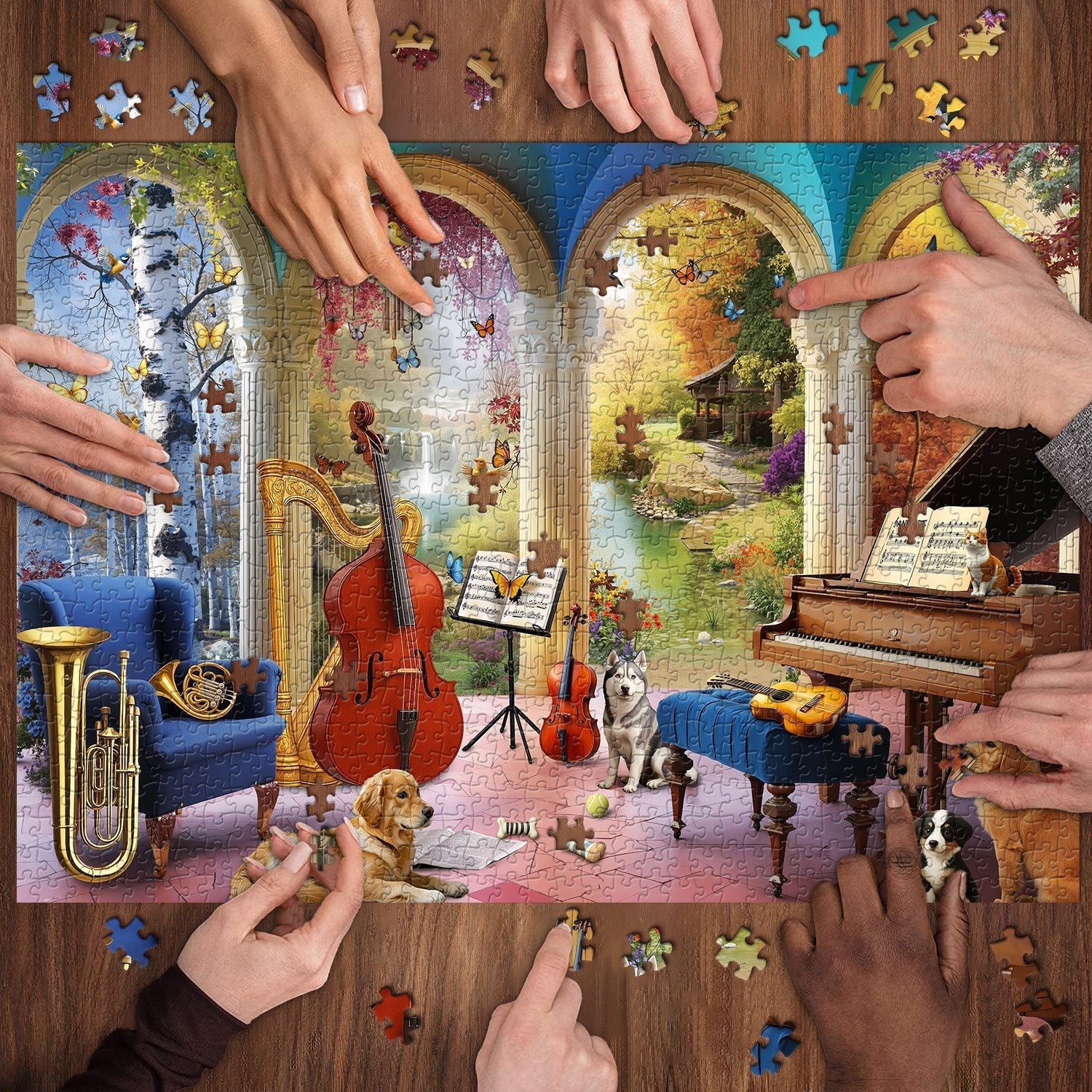 Seasons Chamber Jigsaw Puzzle 1000 Pieces