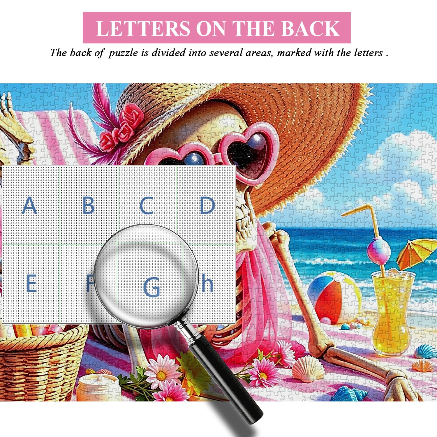 Skeleton Beach Vacation Jigsaw Puzzle 1000 Pieces