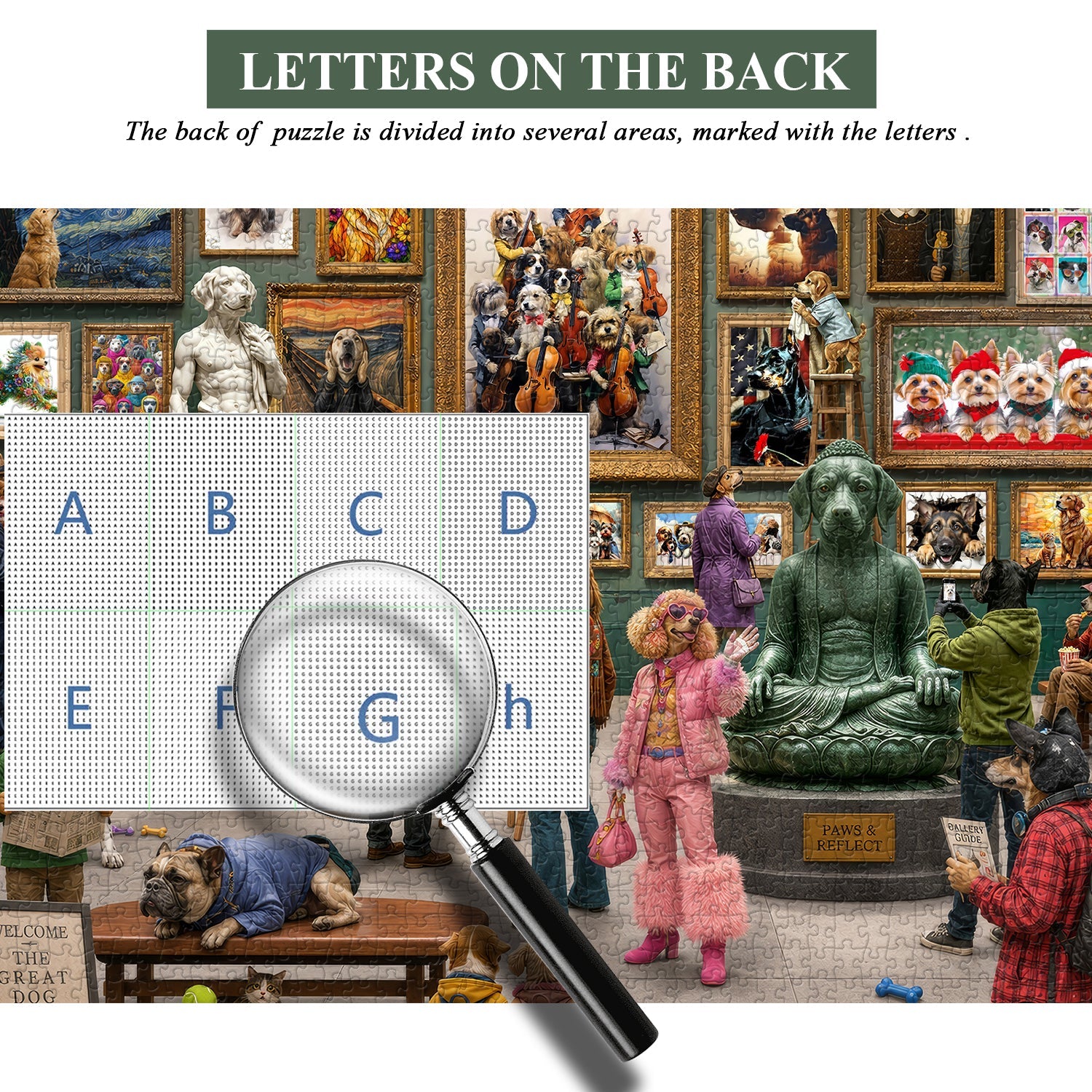 Fur & Fine Art Gallery Jigsaw Puzzle 1000 Pieces