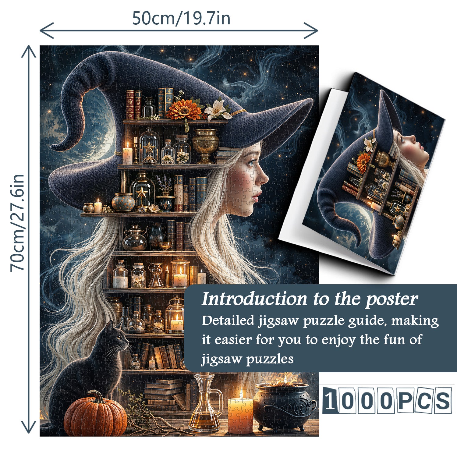 Starlit Sorceress Jigsaw Puzzle 1000 Pieces