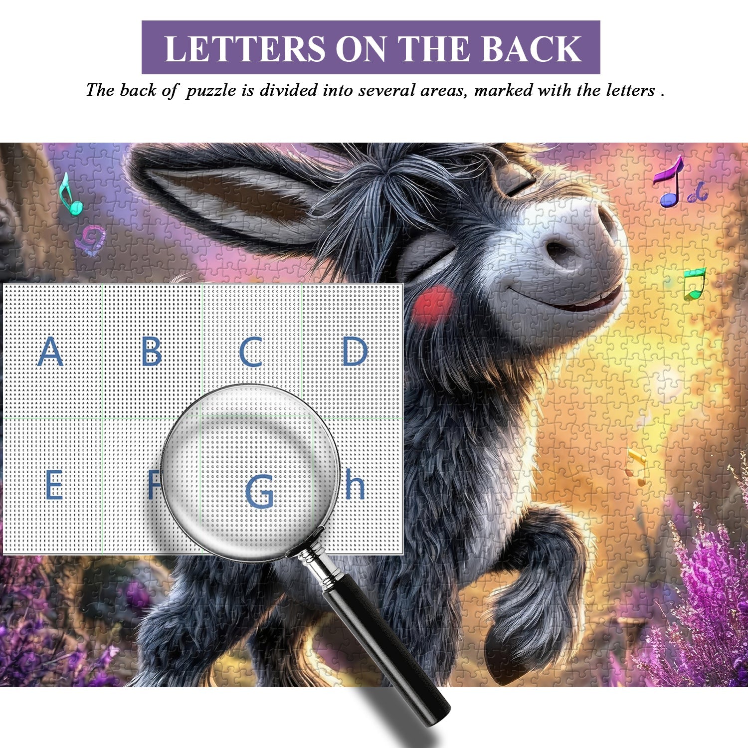 Joyful Melody Donkey Jigsaw Puzzle 1000 Pieces