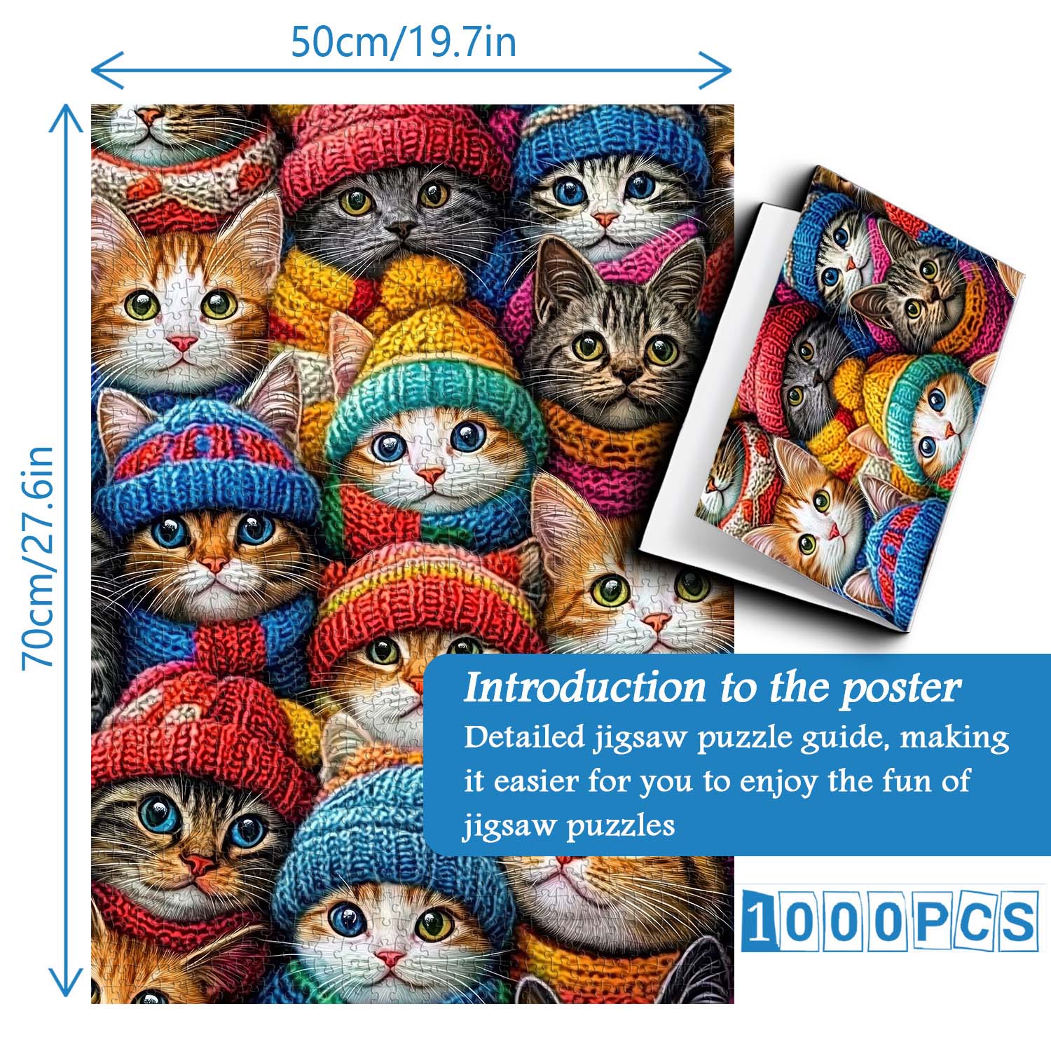 Knit Kitty Sammelpuzzle 1000 Teile
