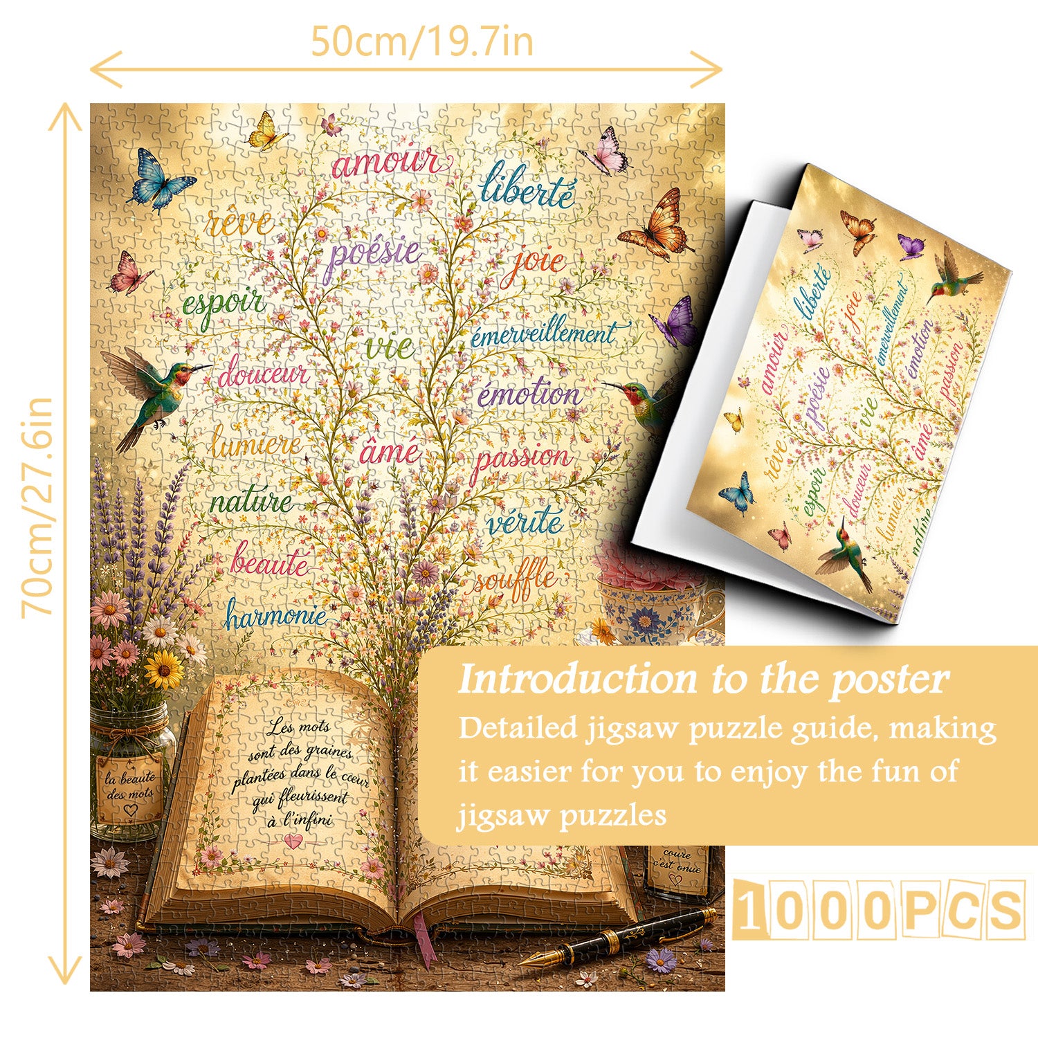 Wordbloom-Puzzle 1000 Teile