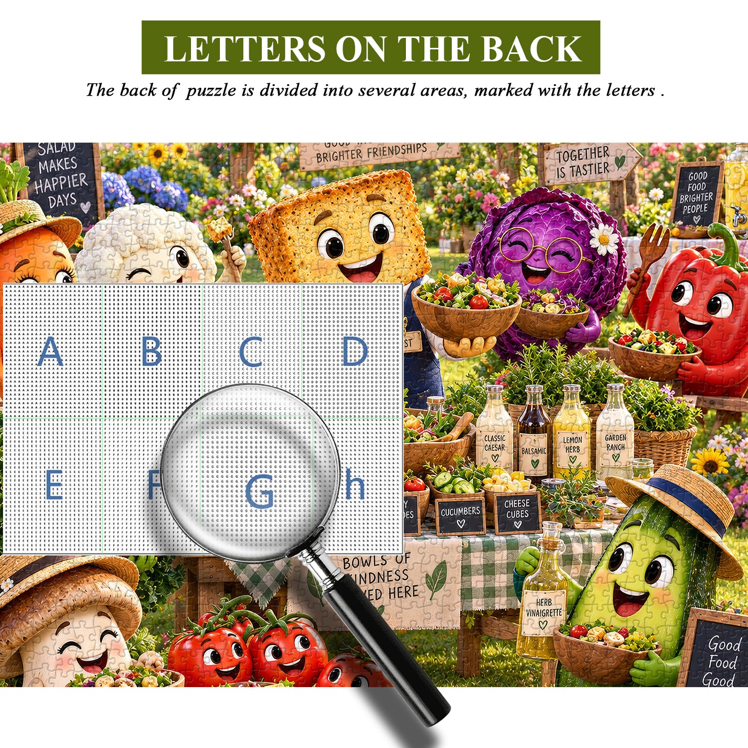 Salad Garden Party Jigsaw Puzzle 1000 Pieces