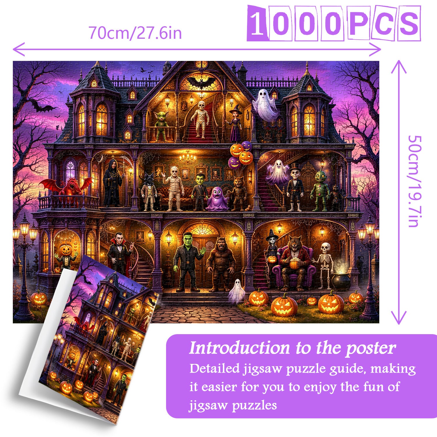 Halloween Villa Jigsaw Puzzle 1000 Pieces