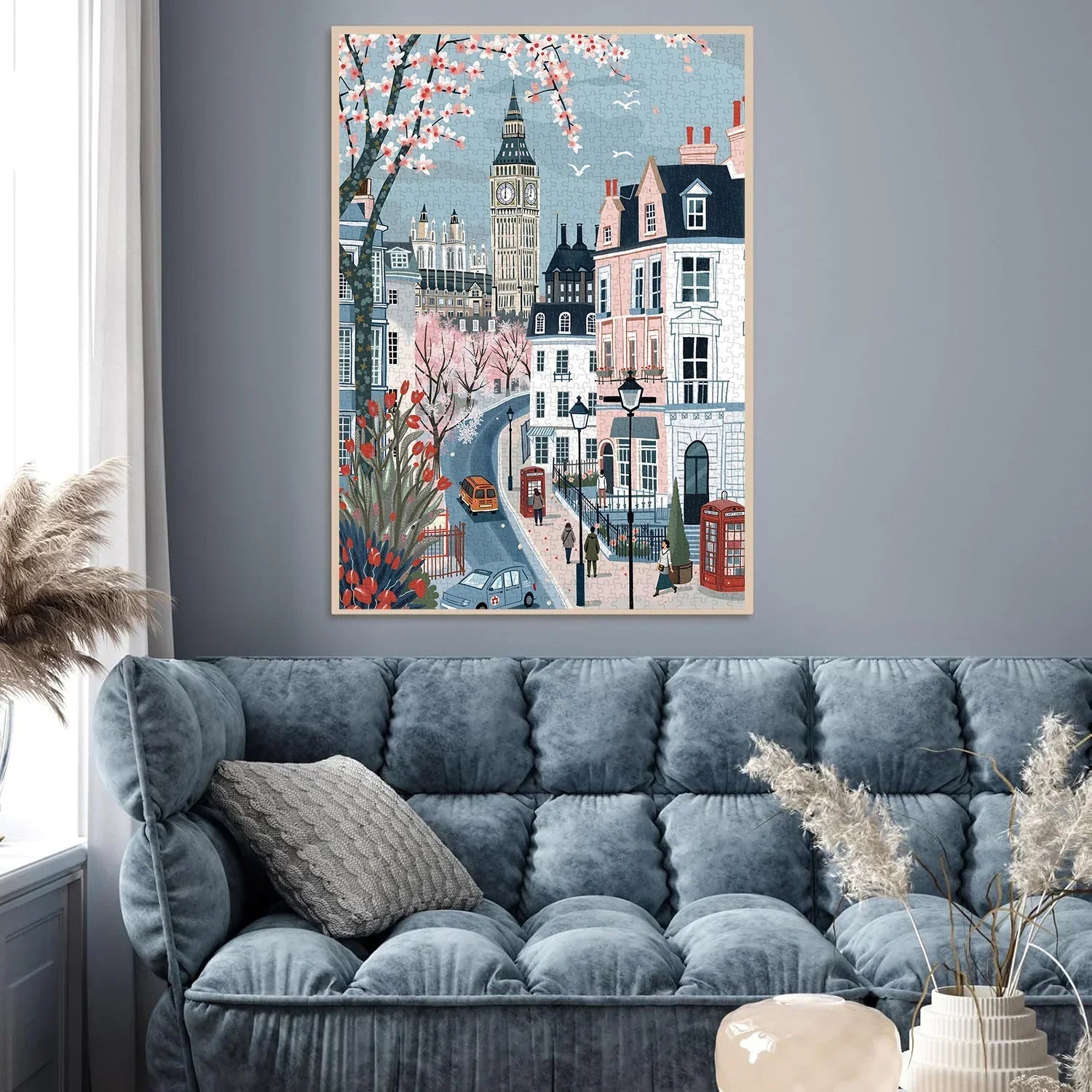 Spring Scene in London Jigsaw Puzzle 1000 Pieces