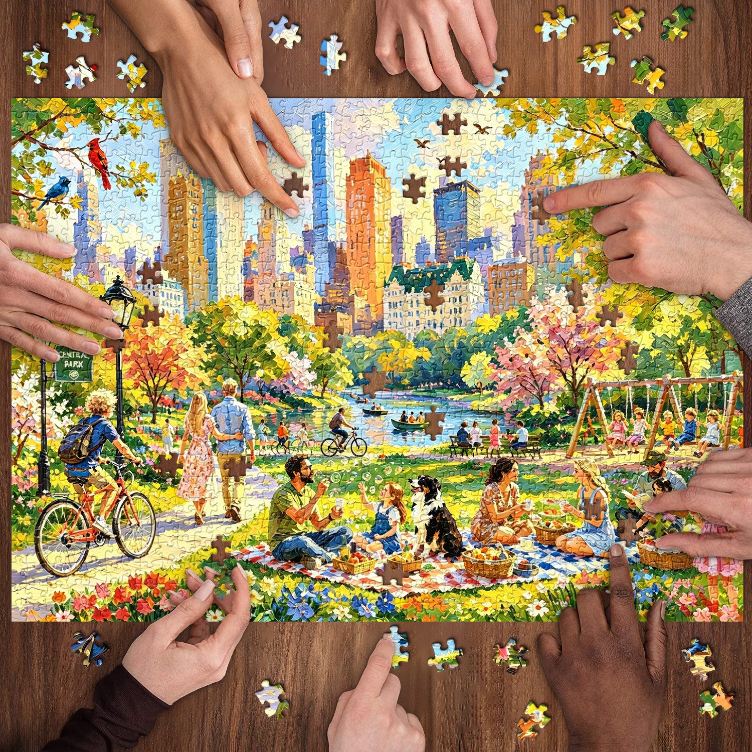Sunny Central Park Jigsaw Puzzle 1000 Pieces