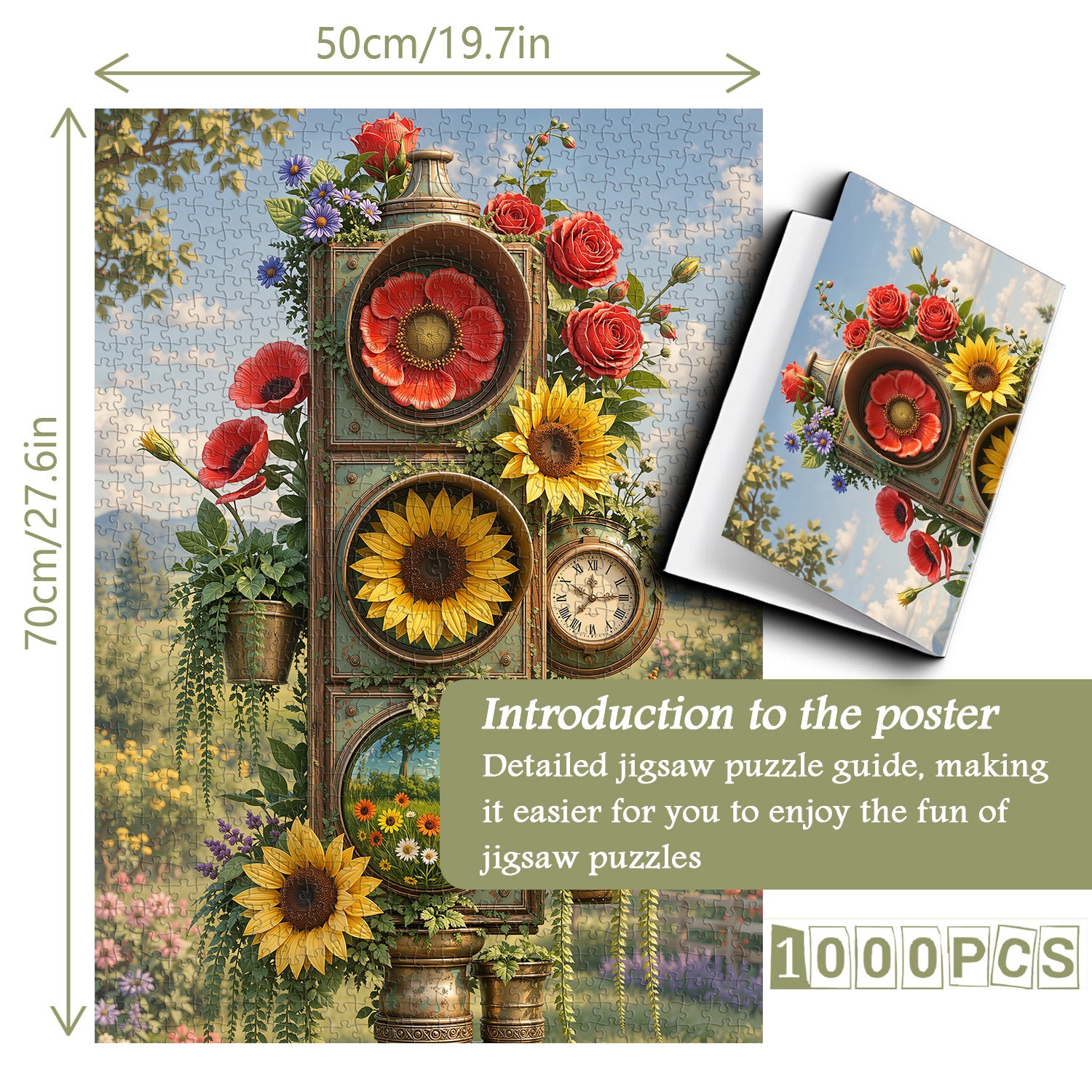 Floral Moments Jigsaw Puzzle 1000 Pieces