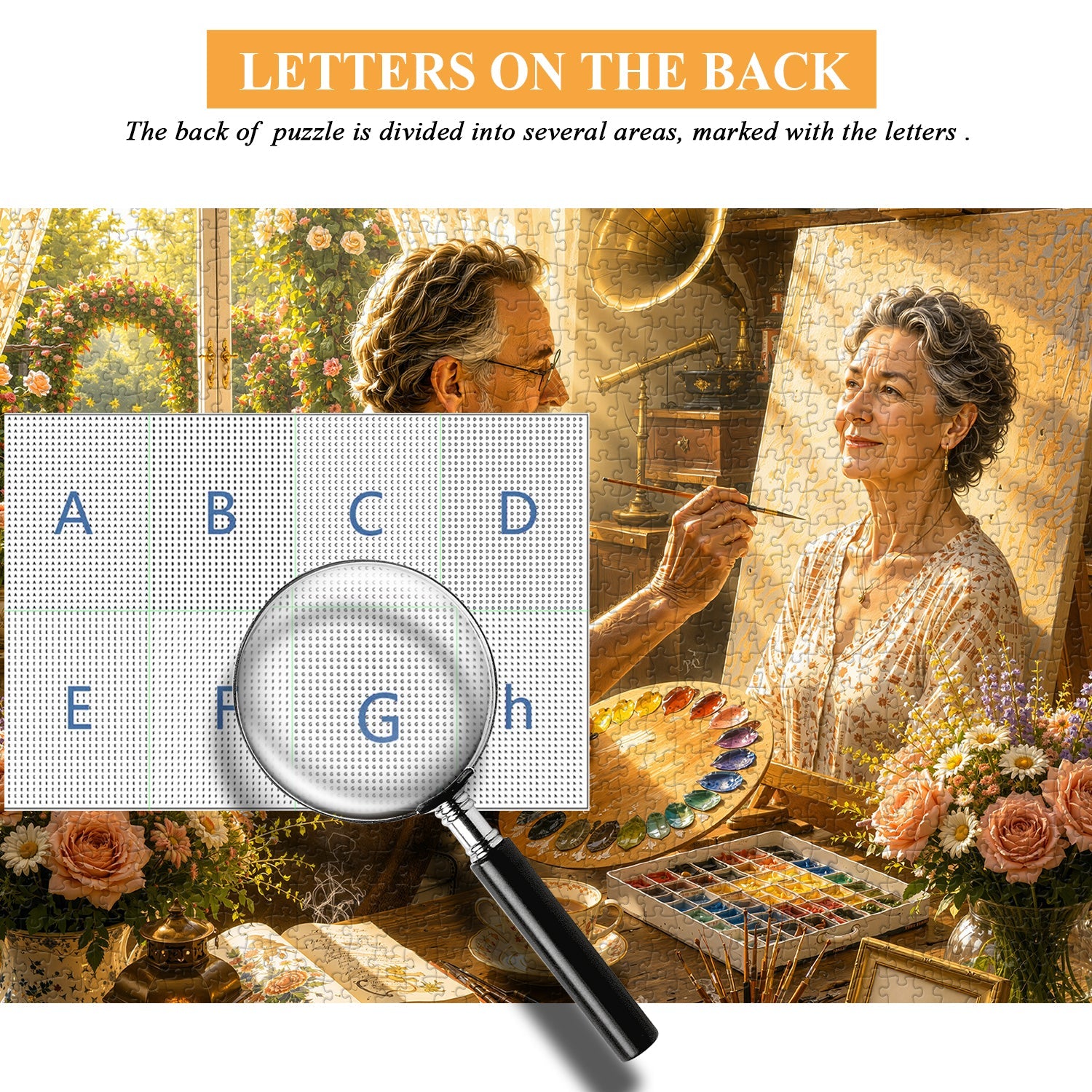 Window Art Romance Jigsaw Puzzle 1000 Pieces