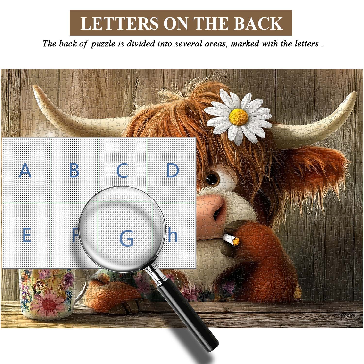 Cow's Melancholy Moment Jigsaw Puzzle 1000 Pieces