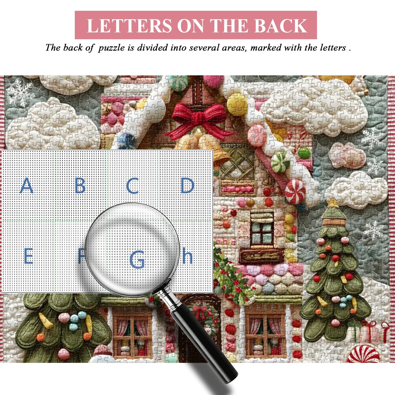 Candy Gingerbread House Jigsaw Puzzle 1000 Piece