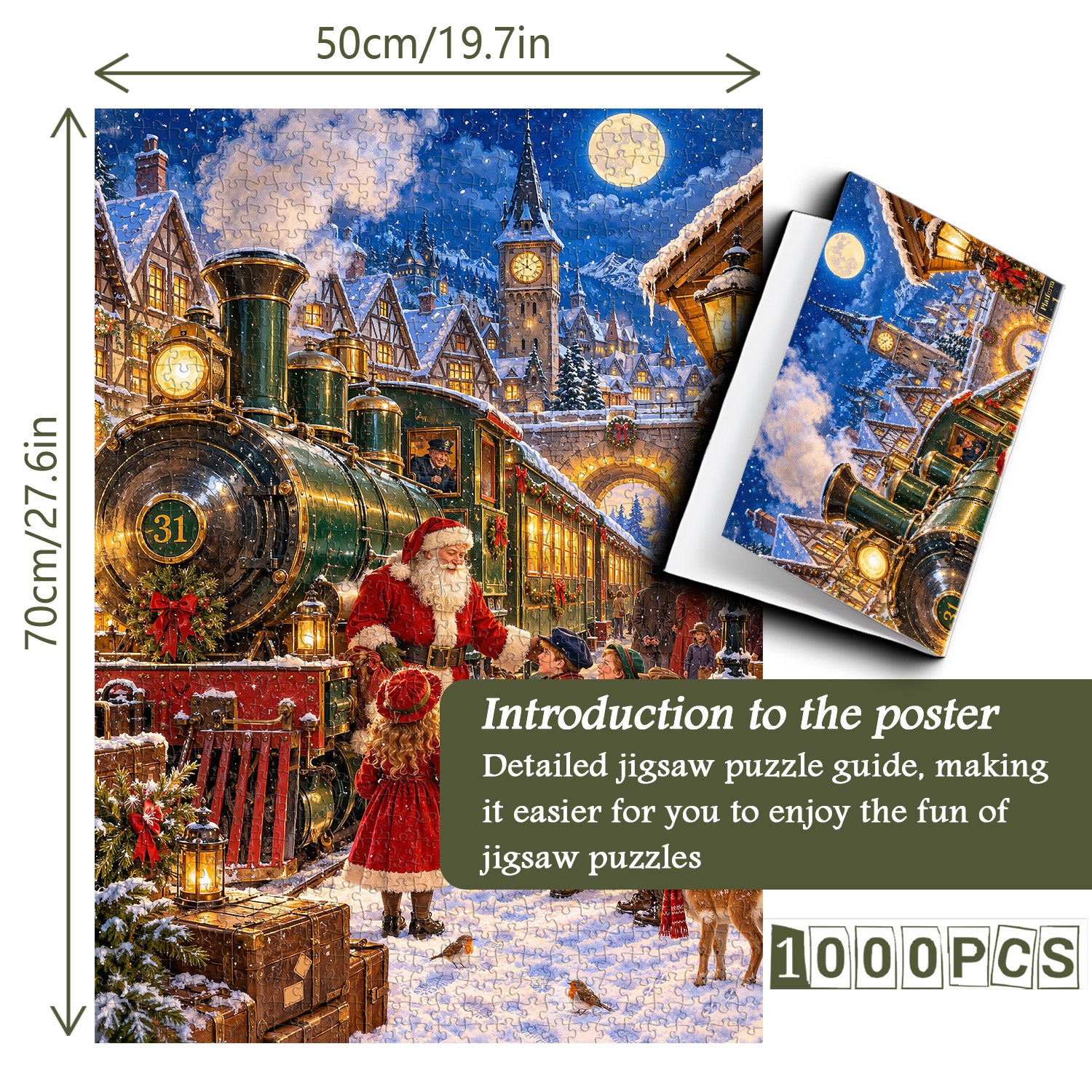Winter Station Jigsaw Puzzle 1000 Pieces