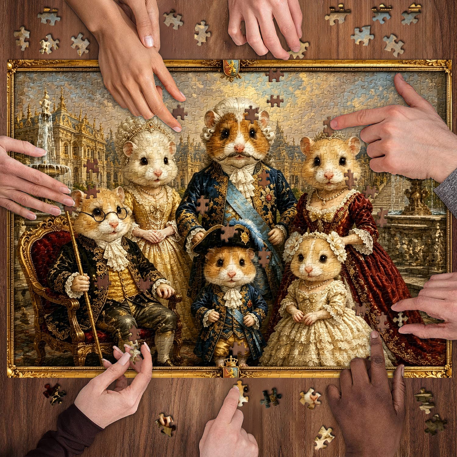 Chateau Hamster Kin Jigsaw Puzzle 1000 Pieces