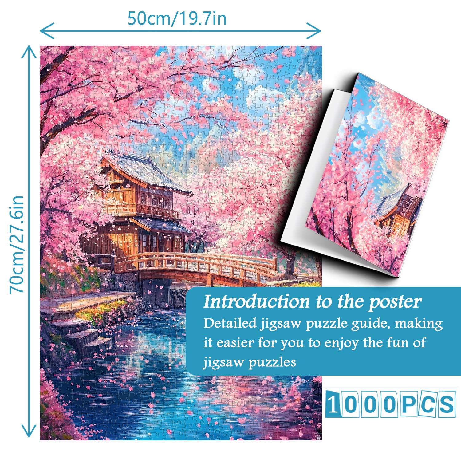 Cherry Blossom Wonderland Jigsaw Puzzle 1000 Pieces