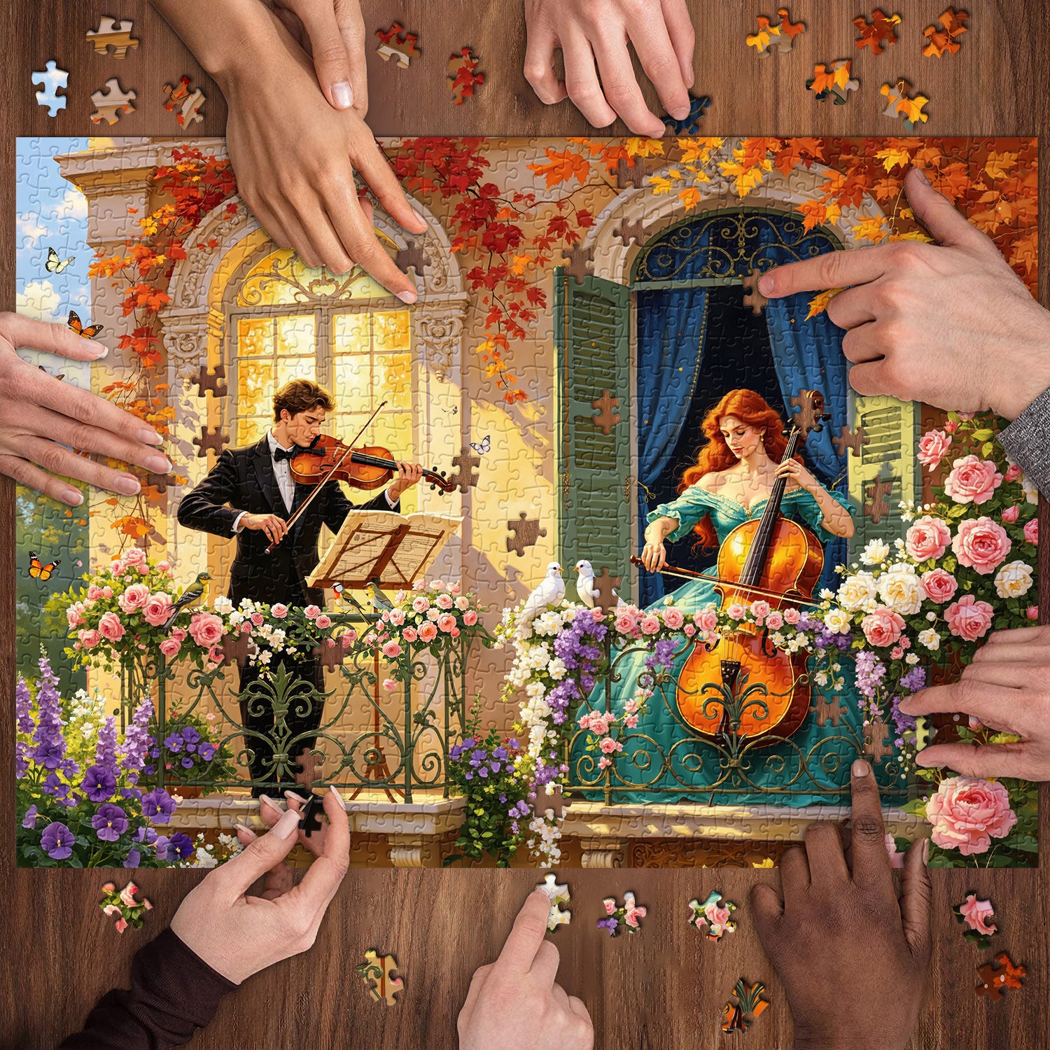 Puzzle Melody Balcony 1000 pezzi
