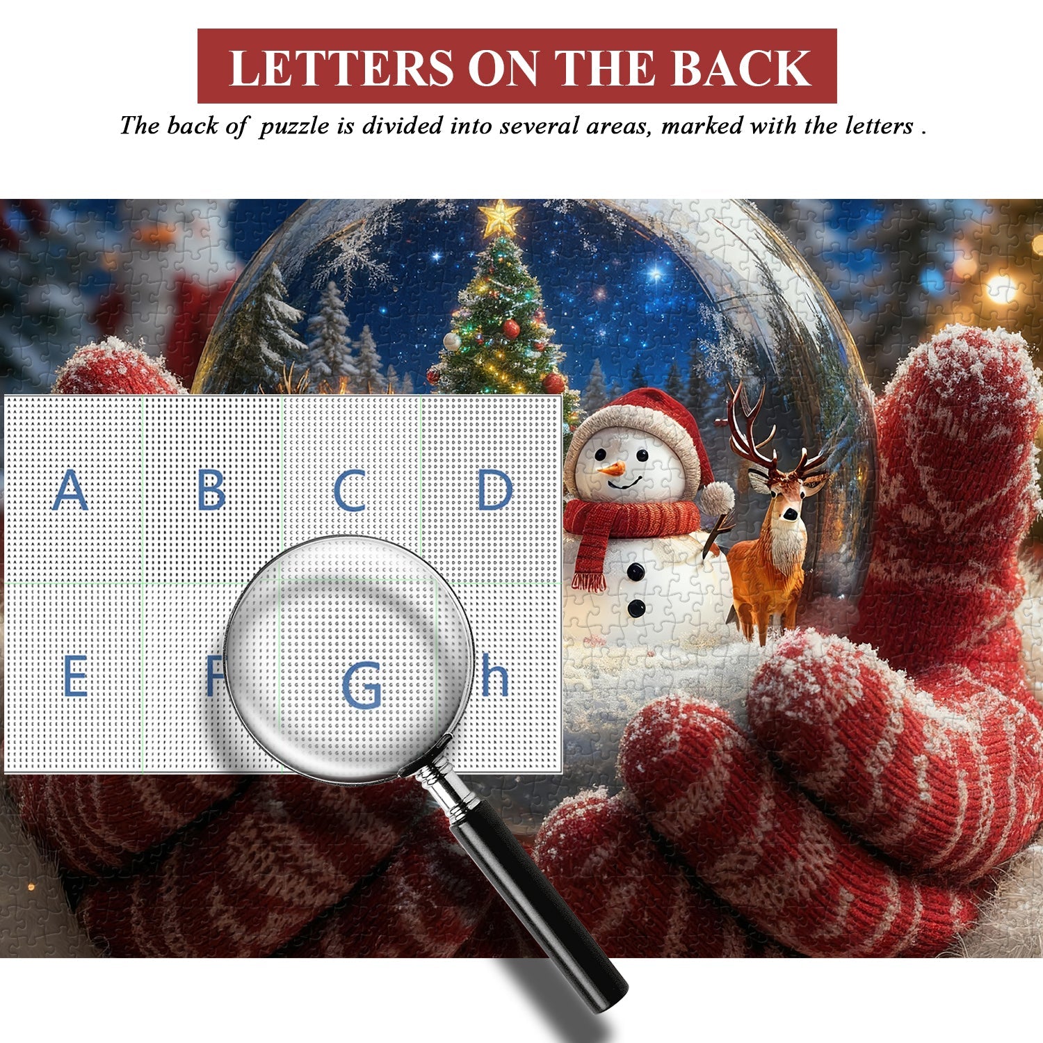 Winter snowball scene Jigsaw Puzzle 1000 Pieces