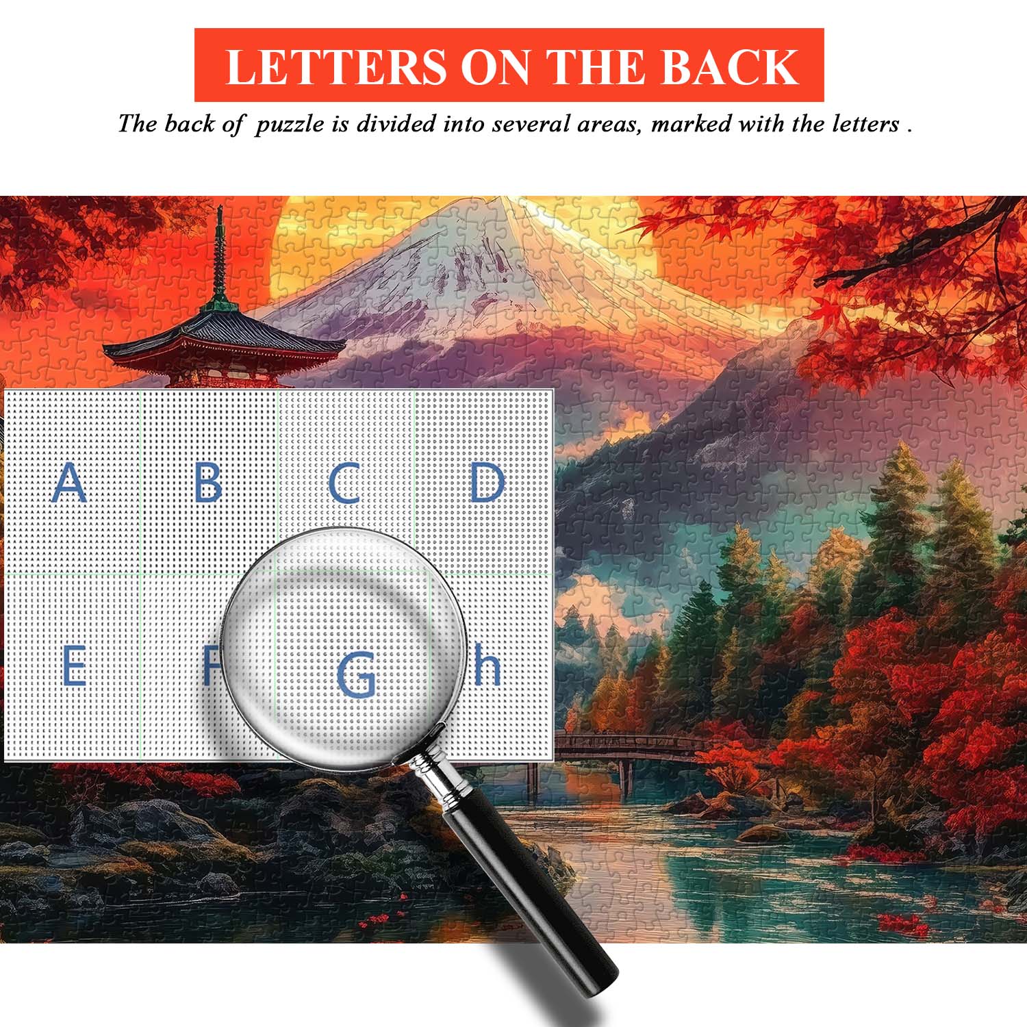 Fuji's Autumn Elegance Puzzle 1000 Teile