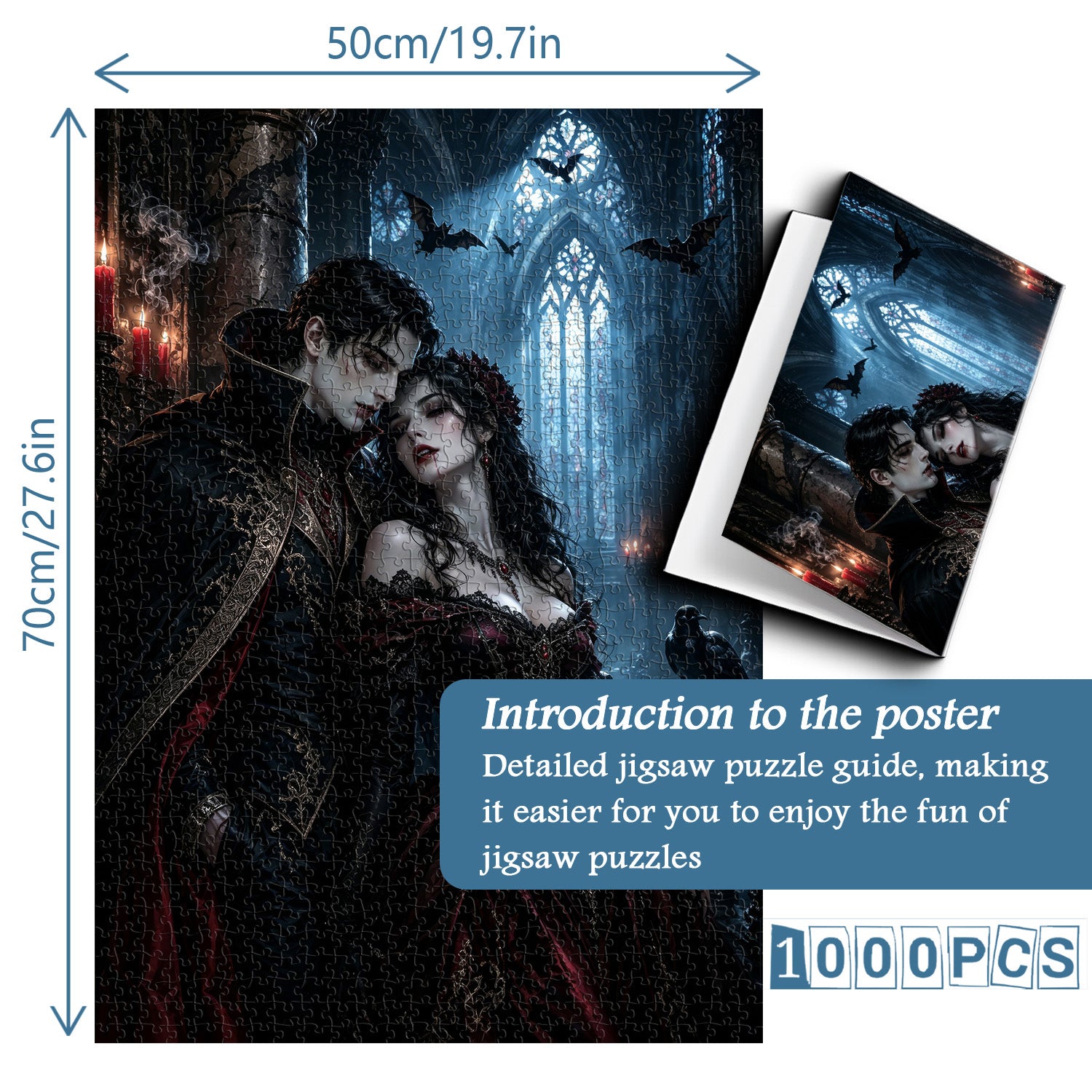 Nocturnal Vow Lovers Jigsaw Puzzle 1000 Pieces
