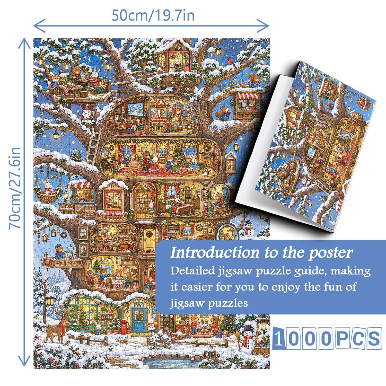 Winter Tree Home Jigsaw Puzzle 1000 Pieces