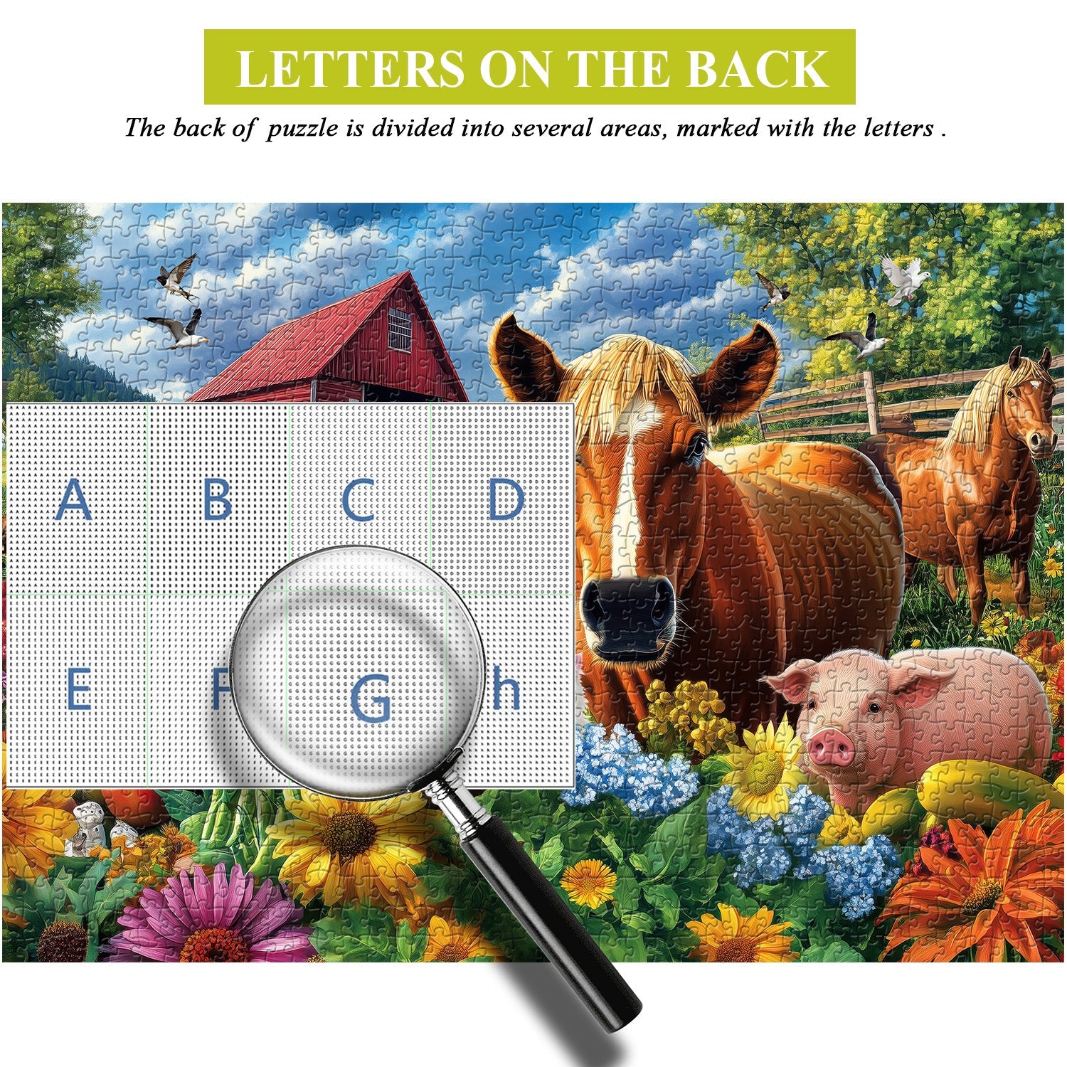 Farm Partners Jigsaw Puzzle 1000 Pieces