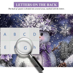 Sparkling Snowman Jigsaw Puzzle 1000 Pieces