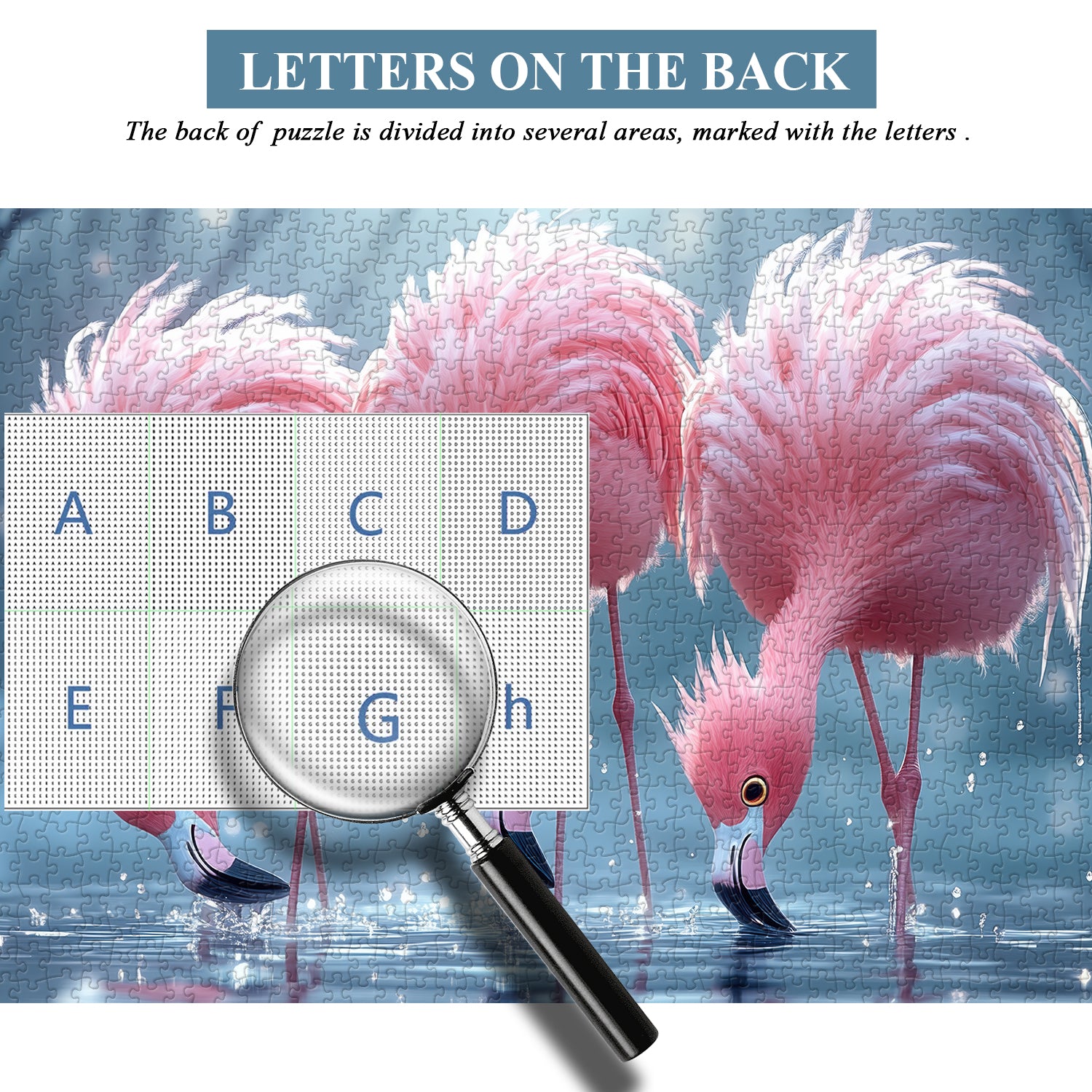 Blushing Flamingos Jigsaw Puzzle 1000 Pieces