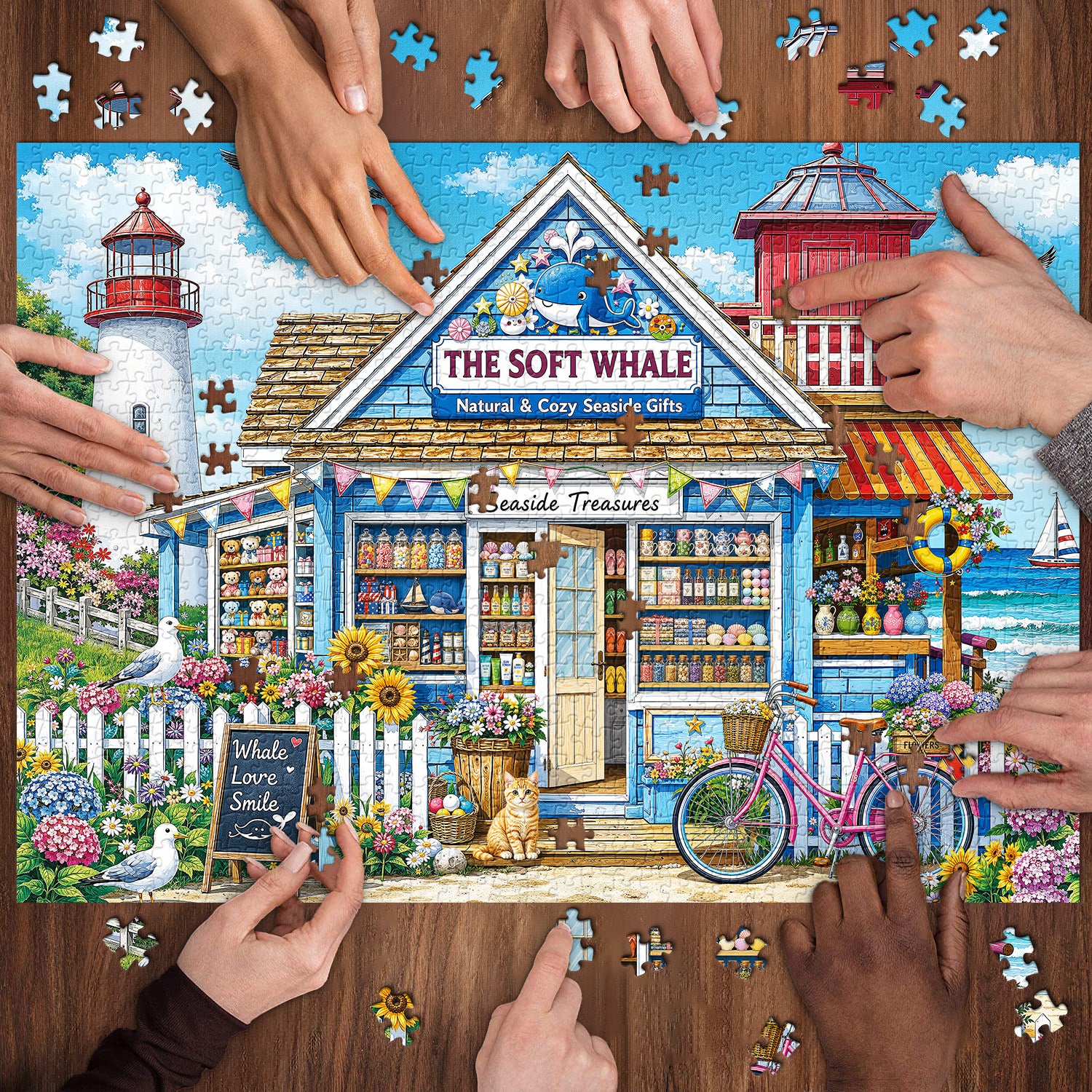 Seaside Gift Shop Jigsaw Puzzle 1000 Pieces