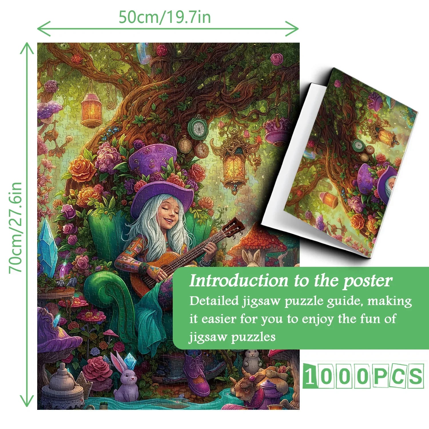 Guitar Girl Jigsaw Puzzle 1000 Pieces