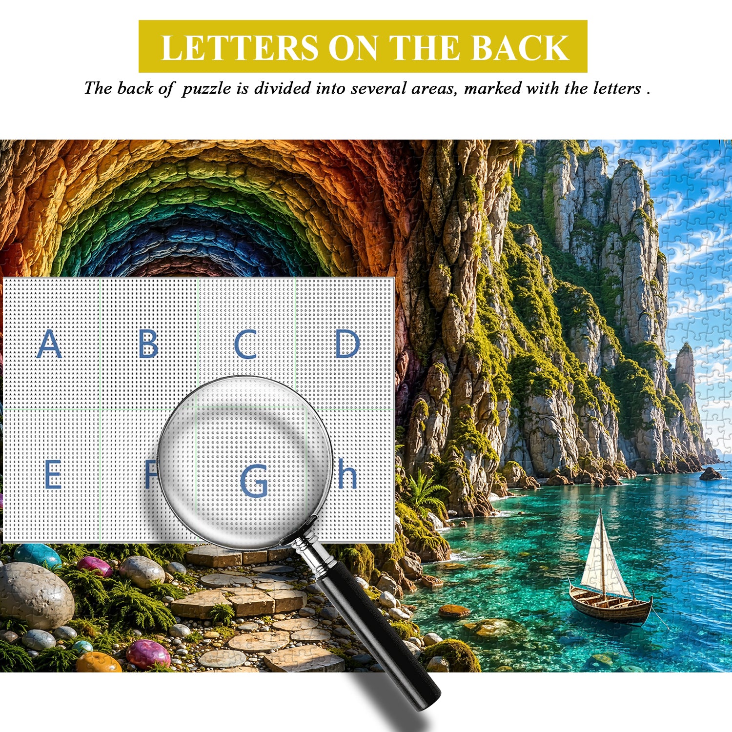 Rainbow Cove Jigsaw Puzzle 1000 Pieces