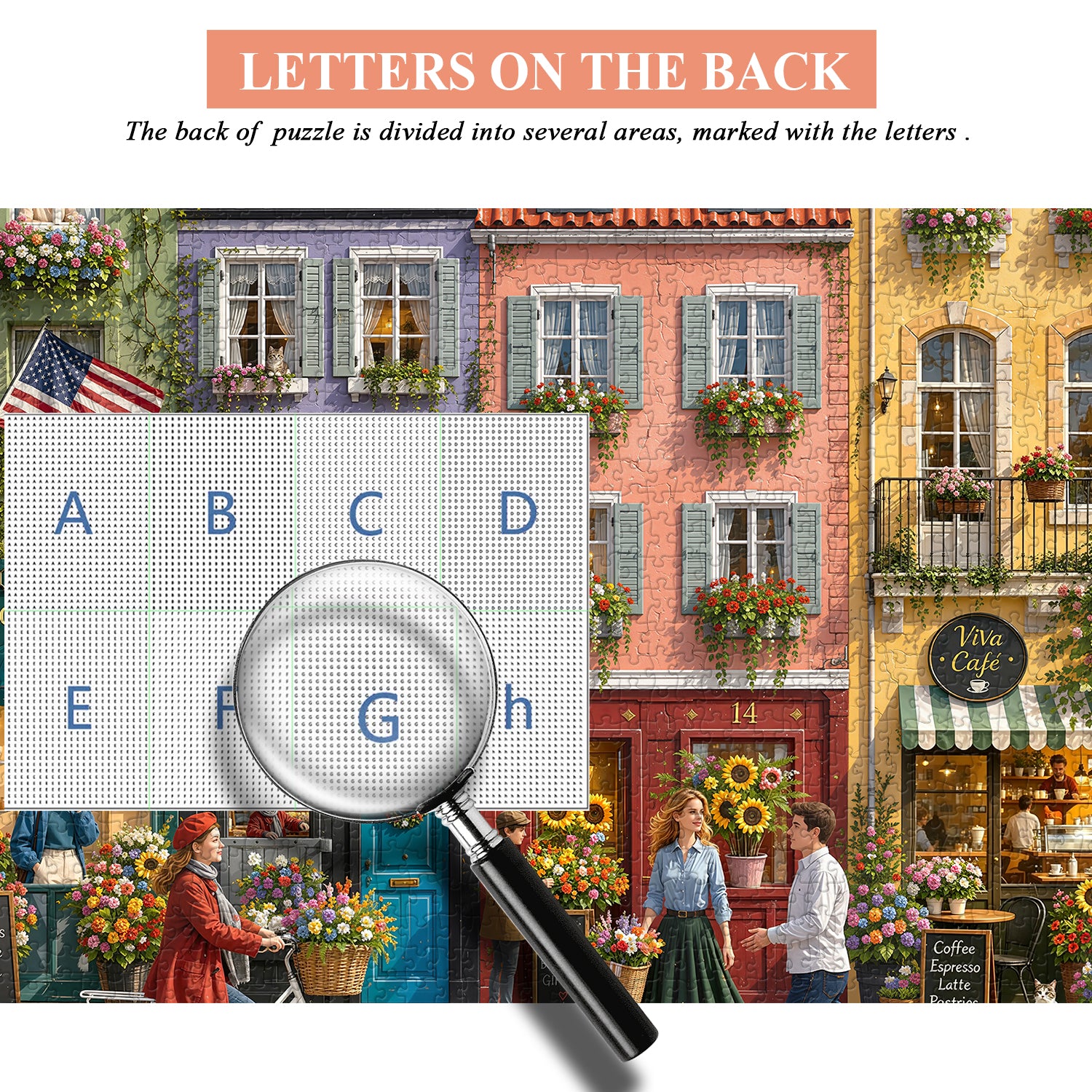 Flower Street Jigsaw Puzzle 1000 Pieces