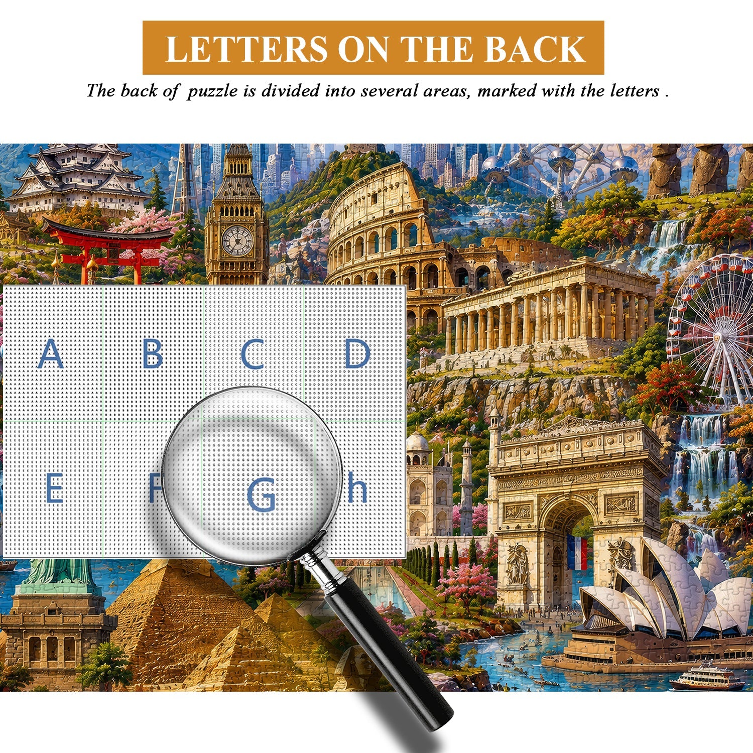 World Wonders Jigsaw Puzzle 1000 Pieces