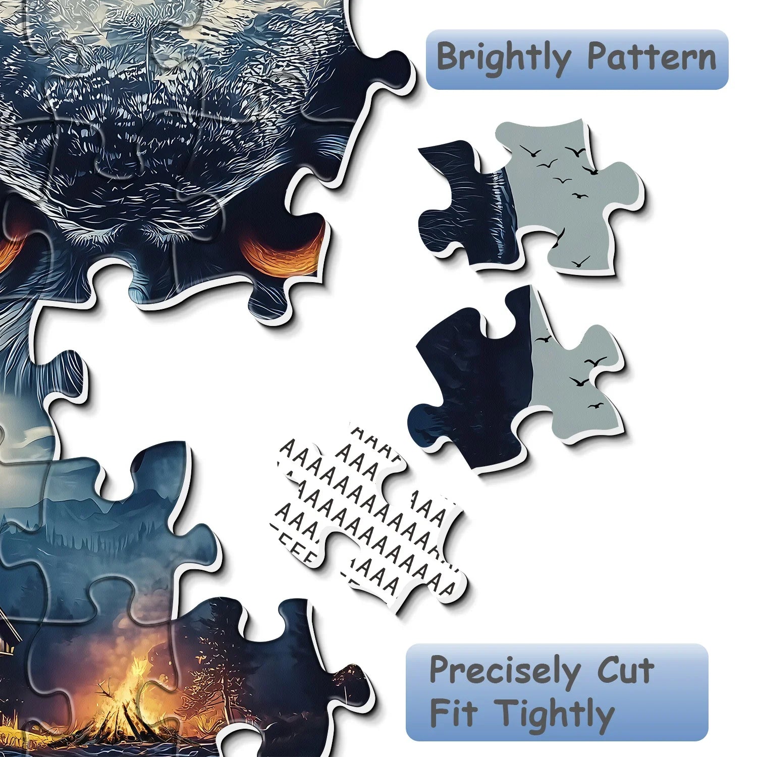 Foresta owlsaw puzzle 1000 pezzi