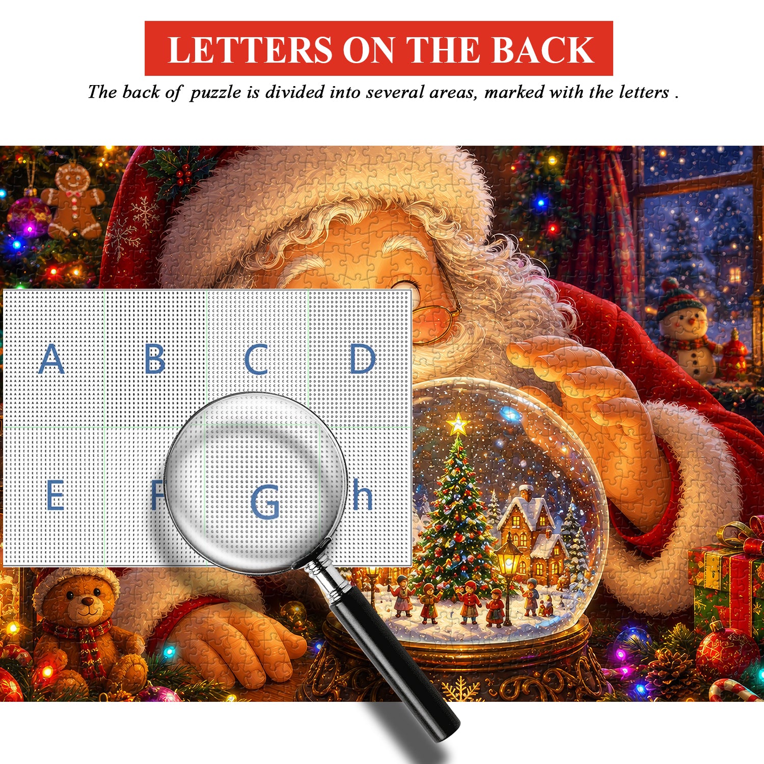 Santa's Snowglobe Jigsaw Puzzle 1000 Pieces