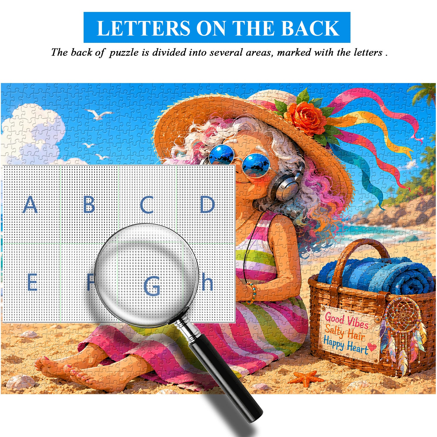 Puzzle Good Vibes Beach, 1000 pezzi