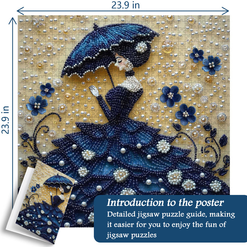 Puzzle de la dame perle 1000 pièces