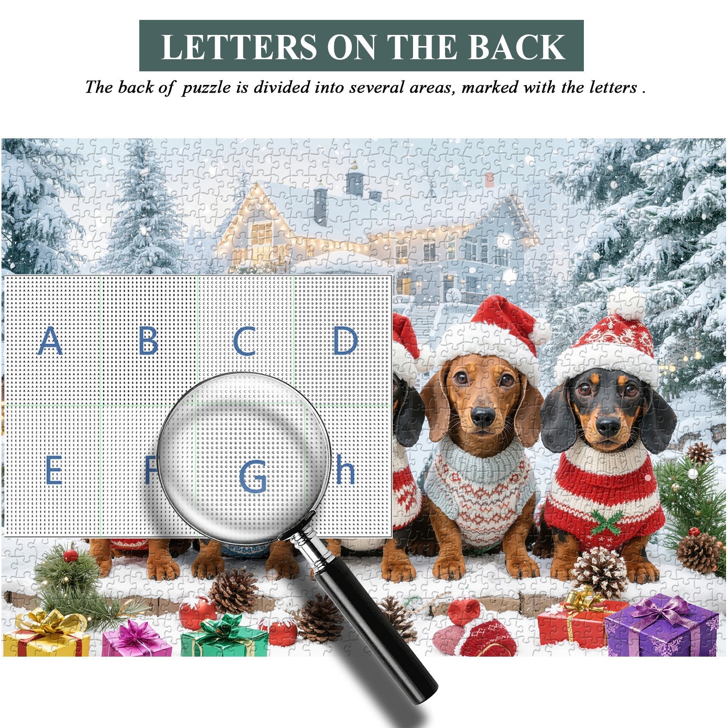 Santa's Pup Posse Jigsaw Puzzle 1000 Pieces