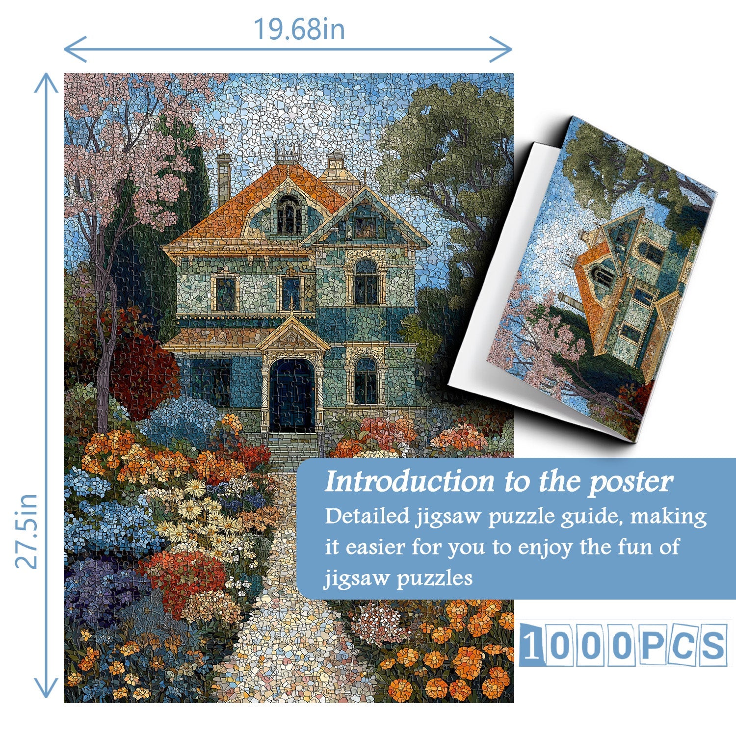 Gartenhaus-Puzzle 1000 Teile
