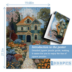 Gartenhaus-Puzzle 1000 Teile