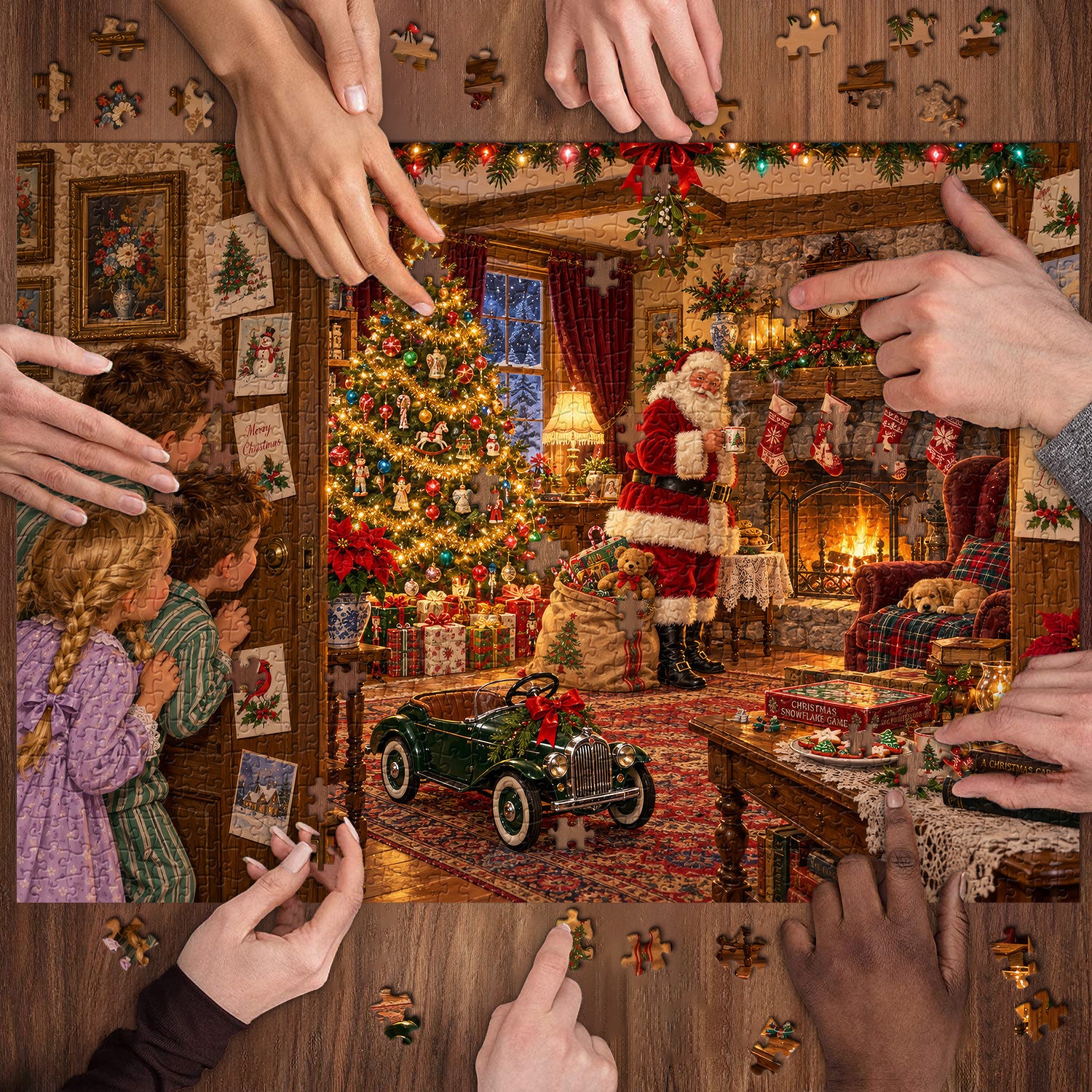 Christmas Eve Surprise Jigsaw Puzzle 1000 Pieces