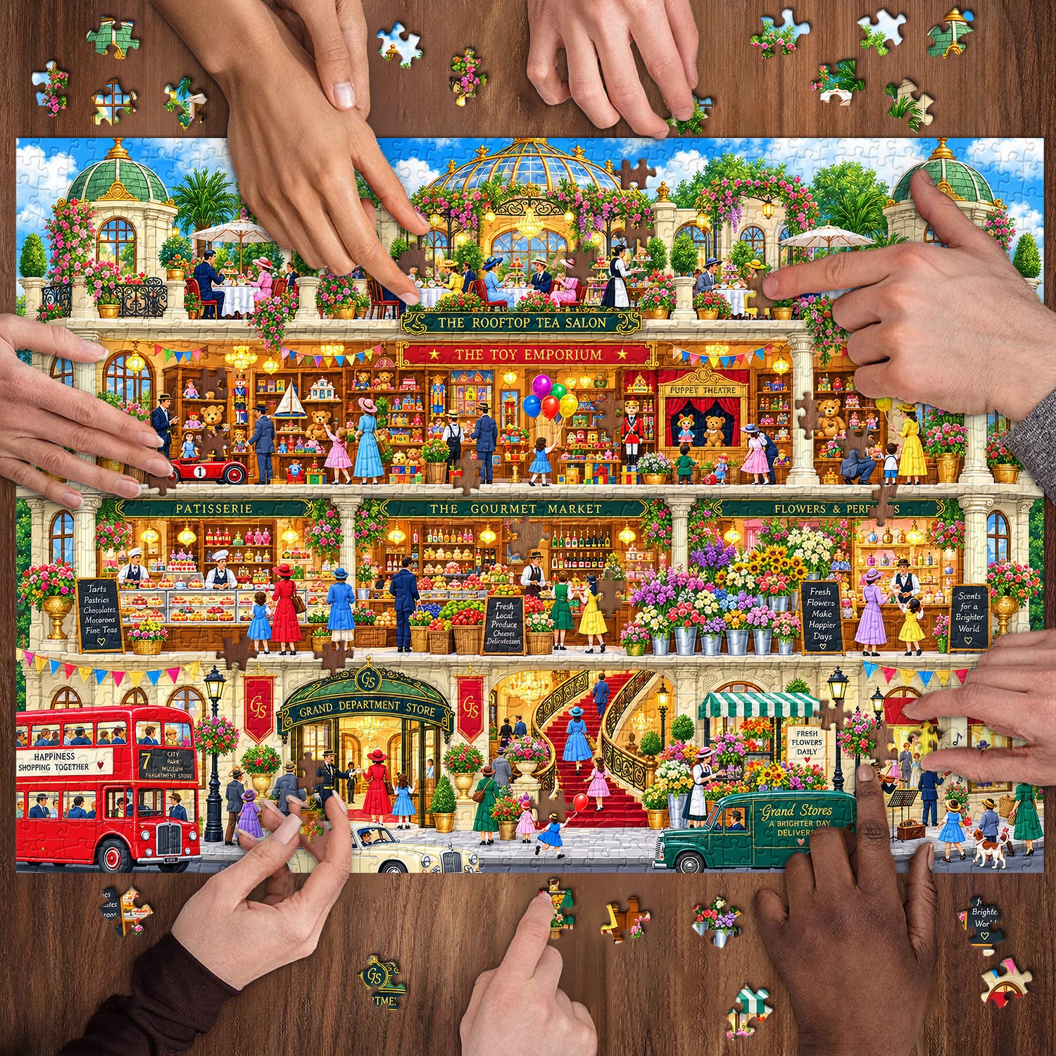 Grand Store Tales Jigsaw Puzzle 1000 Pieces
