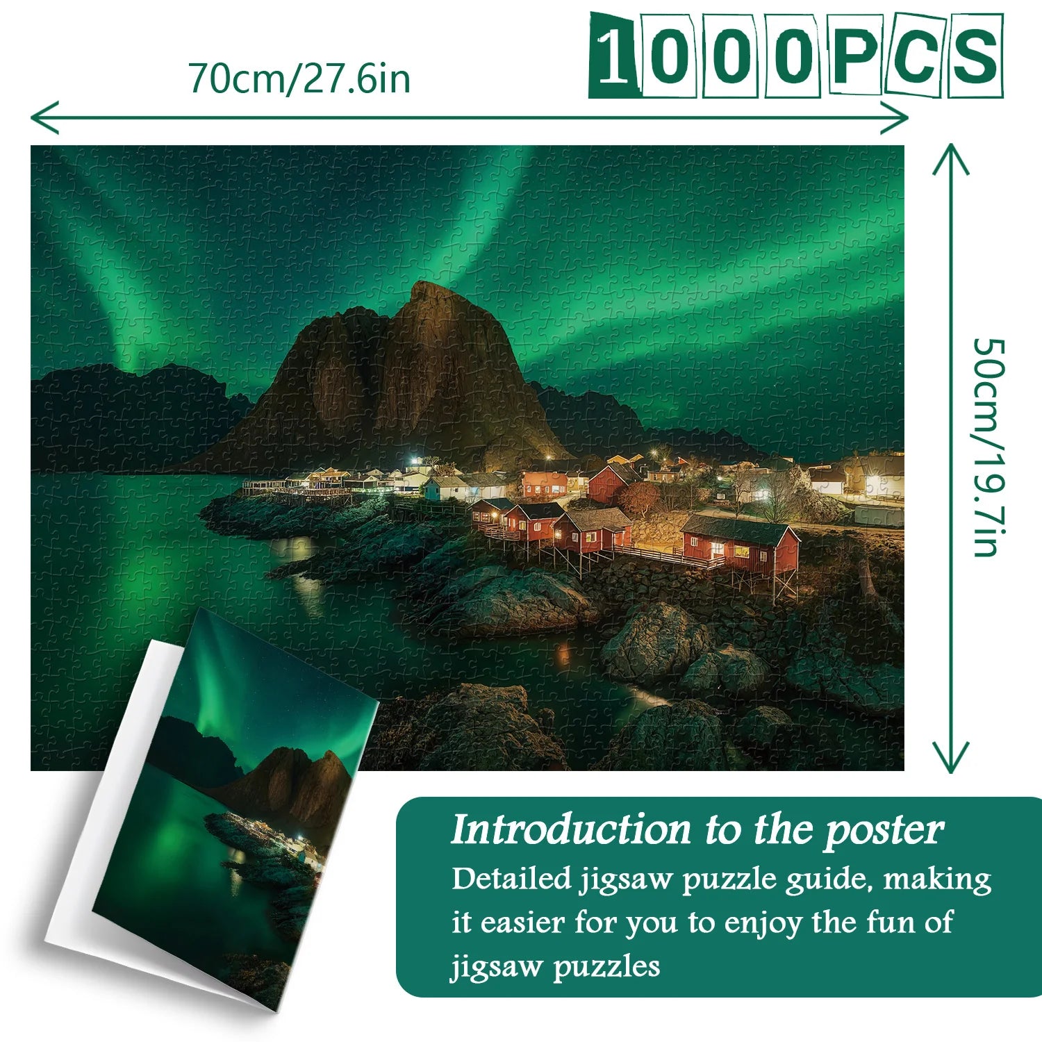 Puzzle de puzzon silencieux Aurora 1000 pièces