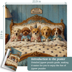 Cozy Pajama Pups Jigsaw Puzzle 1000 Pieces