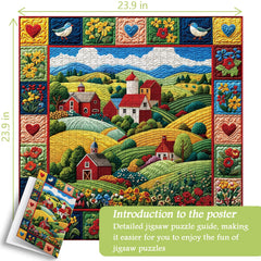 Puzzle trapuntato Homestead 1000 pezzi